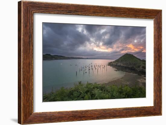 Gwin Zegal Harbor In Brittany-Philippe Manguin-Framed Photographic Print