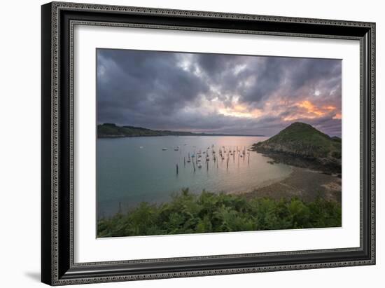 Gwin Zegal Harbor In Brittany-Philippe Manguin-Framed Photographic Print