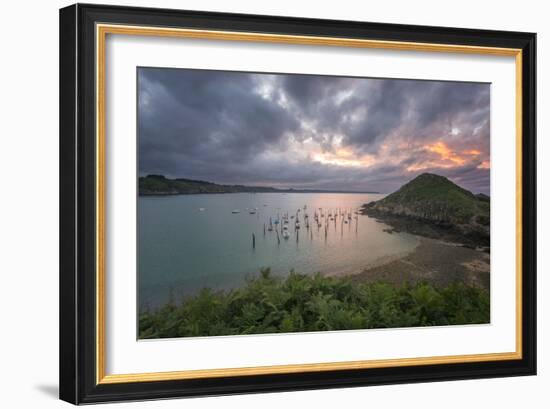 Gwin Zegal Harbor In Brittany-Philippe Manguin-Framed Photographic Print