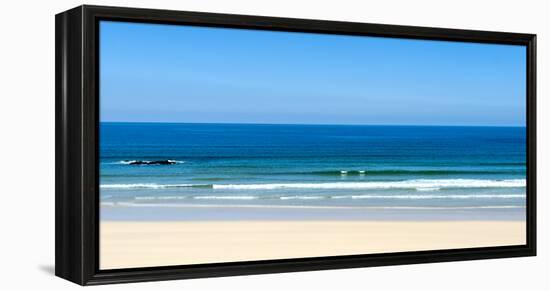 Gwithian Beach in Cornwall, England, United Kingdom, Europe-Alex Treadway-Framed Premier Image Canvas