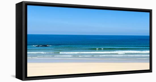 Gwithian Beach in Cornwall, England, United Kingdom, Europe-Alex Treadway-Framed Premier Image Canvas