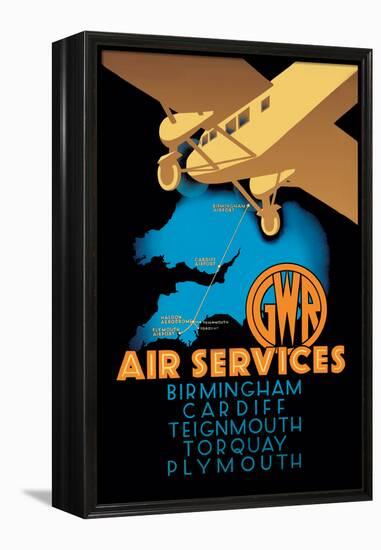 Gwr Air Services-Ralph-Framed Stretched Canvas