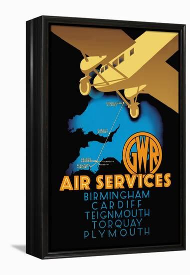 Gwr Air Services-Ralph-Framed Stretched Canvas