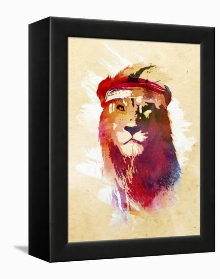 Gym Lion-Robert Farkas-Framed Premier Image Canvas