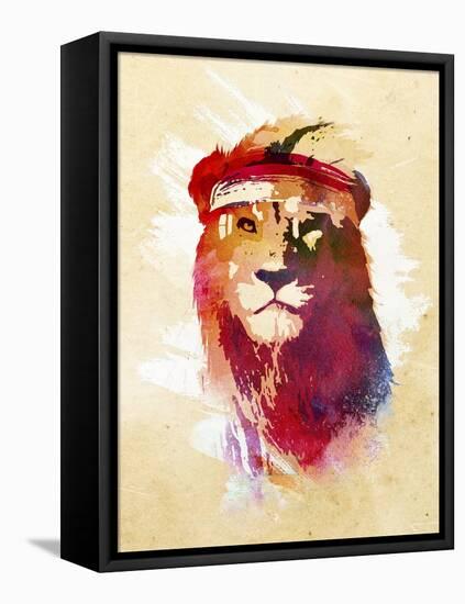 Gym Lion-Robert Farkas-Framed Premier Image Canvas