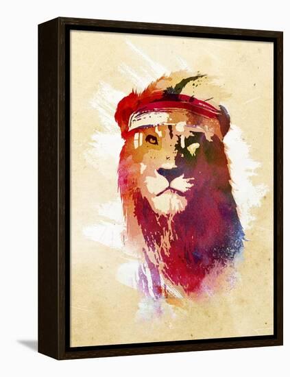 Gym Lion-Robert Farkas-Framed Premier Image Canvas