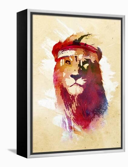 Gym Lion-Robert Farkas-Framed Premier Image Canvas