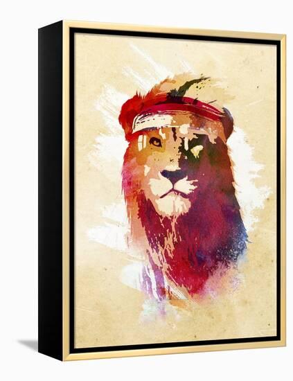 Gym Lion-Robert Farkas-Framed Premier Image Canvas