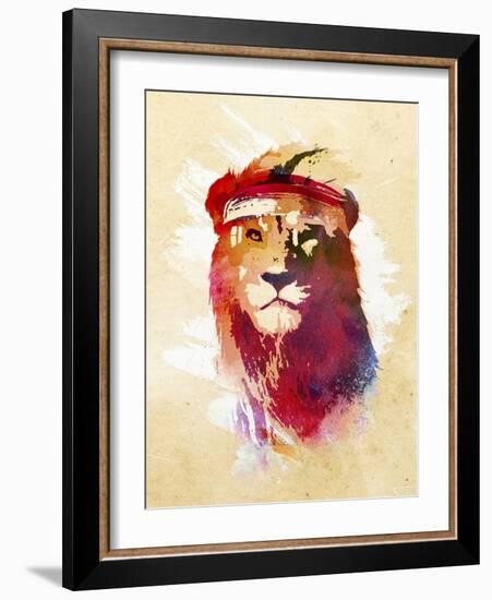 Gym Lion-Robert Farkas-Framed Giclee Print