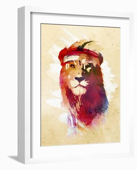 Gym Lion-Robert Farkas-Framed Giclee Print