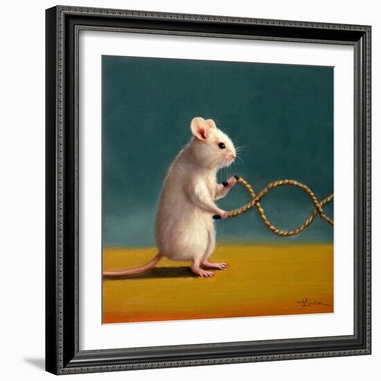 Gym Rat Battle Rope-Lucia Heffernan-Framed Art Print