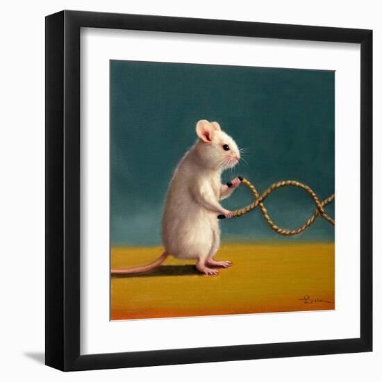Gym Rat Battle Rope-Lucia Heffernan-Framed Art Print