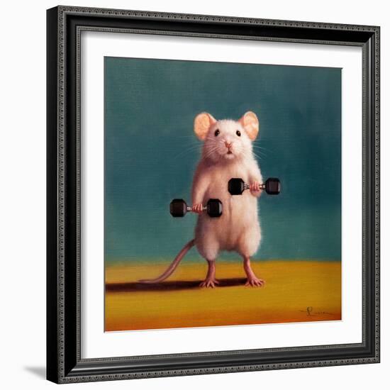 Gym Rat Biceps-Lucia Heffernan-Framed Art Print