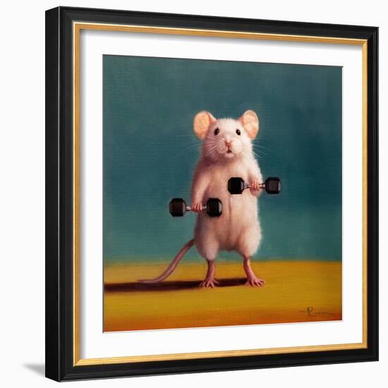 Gym Rat Biceps-Lucia Heffernan-Framed Art Print