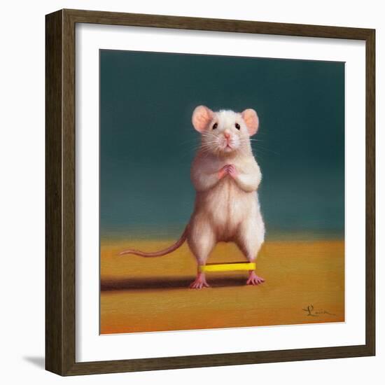 Gym Rat Duck Walk-Lucia Heffernan-Framed Art Print