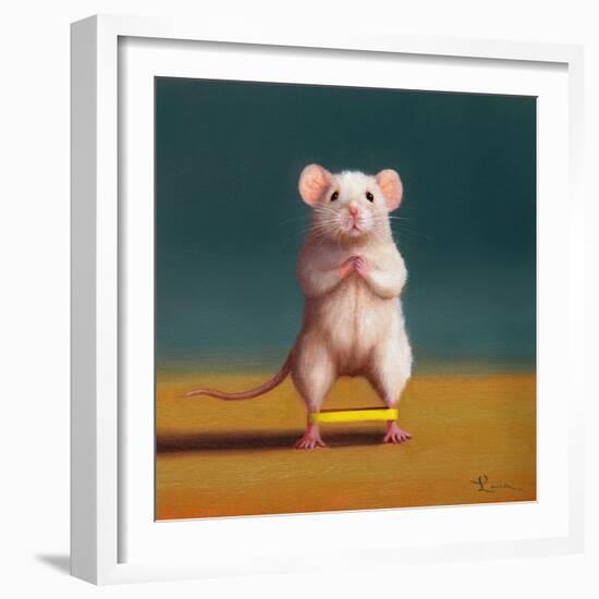 Gym Rat Duck Walk-Lucia Heffernan-Framed Art Print