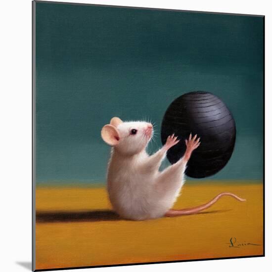 Gym Rat Grab and Pass-Lucia Heffernan-Mounted Art Print