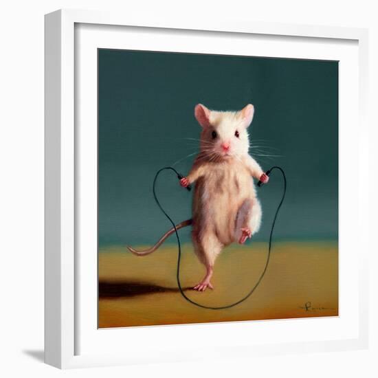 Gym Rat Jump Rope-Lucia Heffernan-Framed Art Print