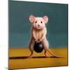 Gym Rat Kettleball Front Squat-Lucia Heffernan-Mounted Art Print