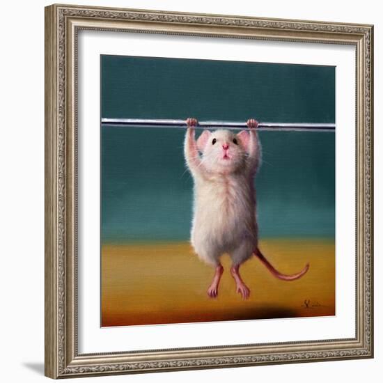 Gym Rat Pull Up-Lucia Heffernan-Framed Art Print