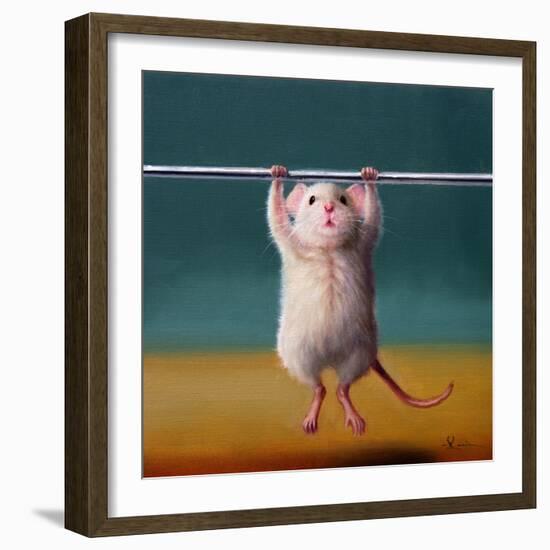 Gym Rat Pull Up-Lucia Heffernan-Framed Art Print