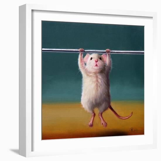 Gym Rat Pull Up-Lucia Heffernan-Framed Art Print