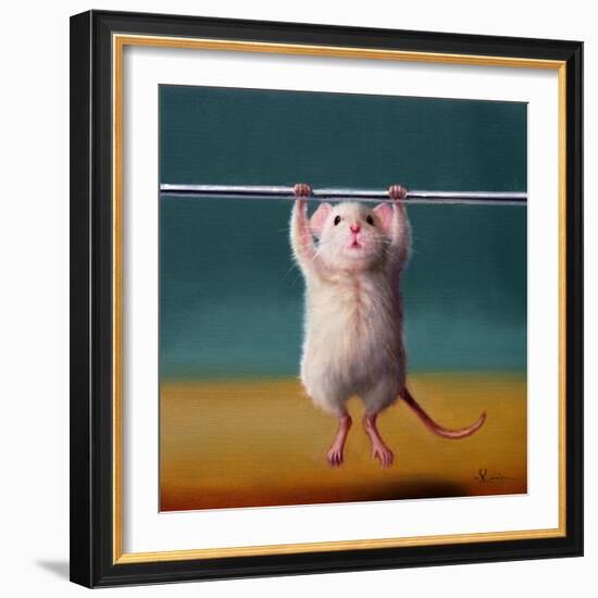 Gym Rat Pull Up-Lucia Heffernan-Framed Art Print