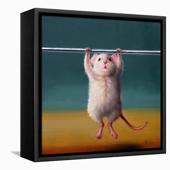 Gym Rat Pull Up-Lucia Heffernan-Framed Stretched Canvas