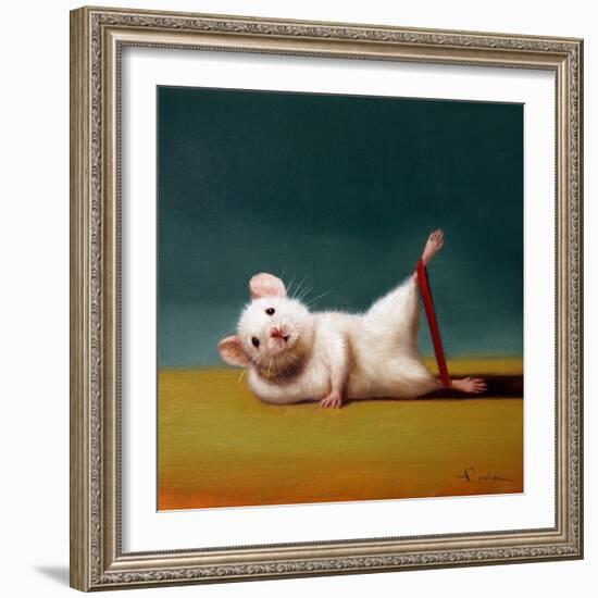 Gym Rat Side Leg Lift-Lucia Heffernan-Framed Premium Giclee Print