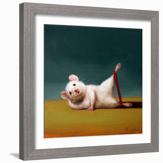 Gym Rat Side Leg Lift-Lucia Heffernan-Framed Premium Giclee Print