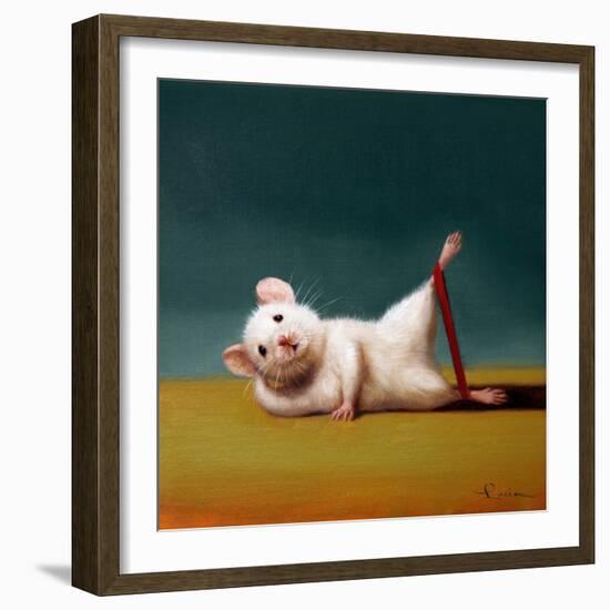 Gym Rat Side Leg Lift-Lucia Heffernan-Framed Premium Giclee Print