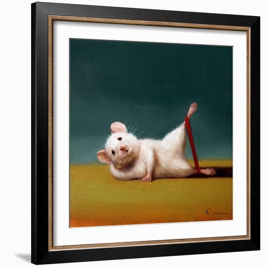 Gym Rat Side Leg Lift-Lucia Heffernan-Framed Premium Giclee Print