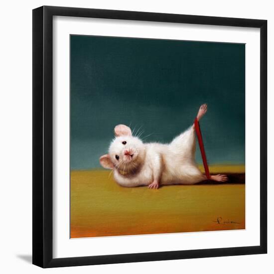 Gym Rat Side Leg Lift-Lucia Heffernan-Framed Premium Giclee Print