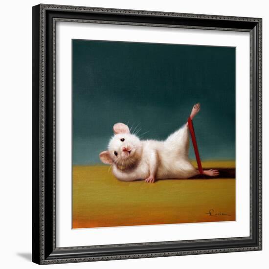 Gym Rat Side Leg Lift-Lucia Heffernan-Framed Art Print