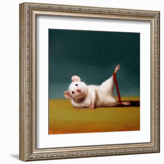 Gym Rat Side Leg Lift-Lucia Heffernan-Framed Art Print