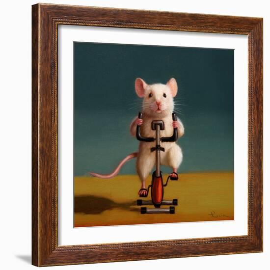 Gym Rat Spin-Lucia Heffernan-Framed Art Print