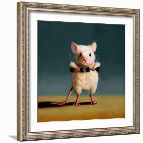 Gym Rat Upright Row-Lucia Heffernan-Framed Art Print