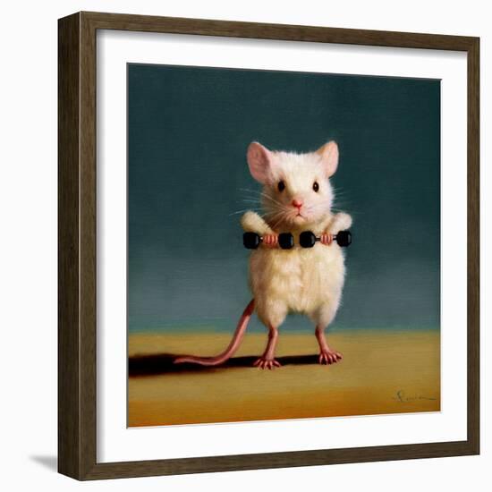 Gym Rat Upright Row-Lucia Heffernan-Framed Art Print