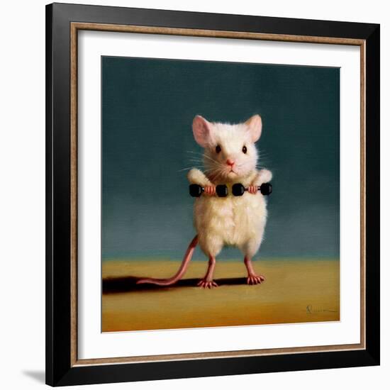 Gym Rat Upright Row-Lucia Heffernan-Framed Art Print