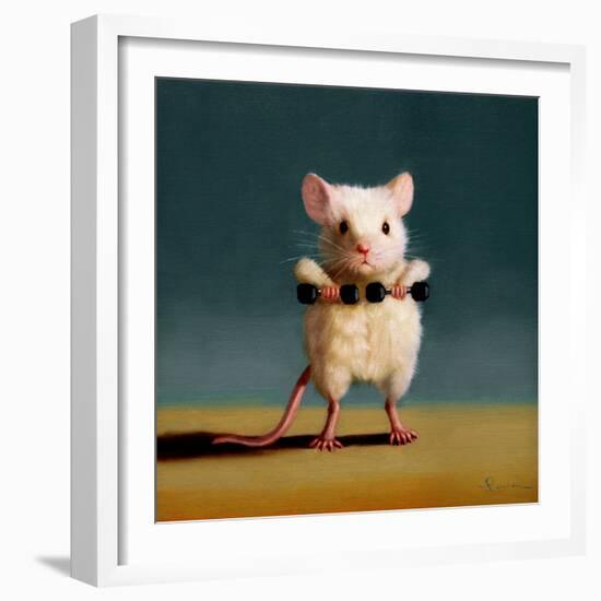 Gym Rat Upright Row-Lucia Heffernan-Framed Art Print