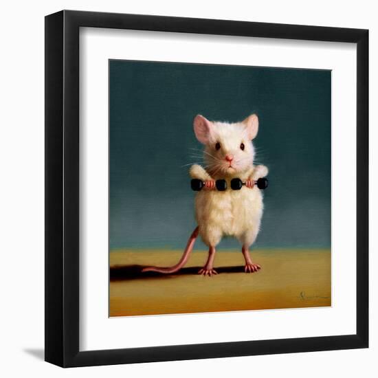 Gym Rat Upright Row-Lucia Heffernan-Framed Art Print