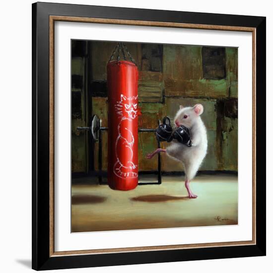 Gym Rat-Lucia Heffernan-Framed Art Print