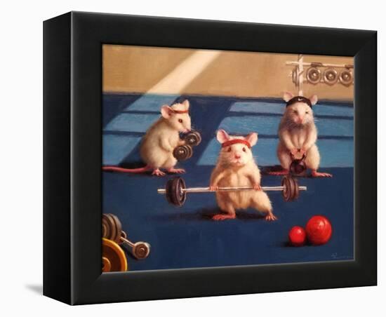 Gym Rats-Lucia Heffernan-Framed Stretched Canvas