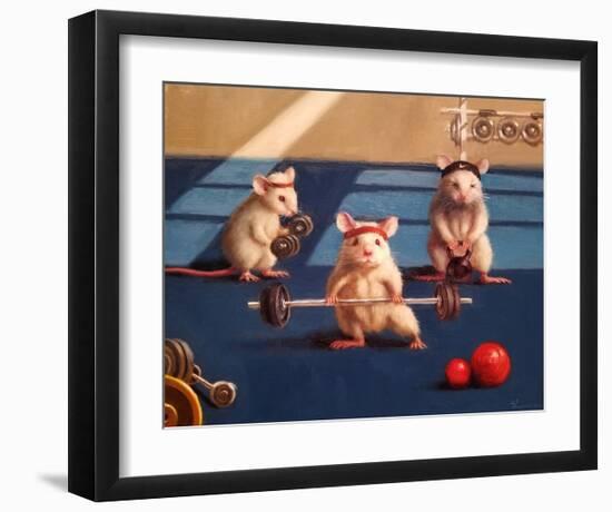 Gym Rats-Lucia Heffernan-Framed Art Print
