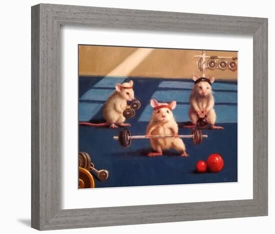 Gym Rats-Lucia Heffernan-Framed Art Print