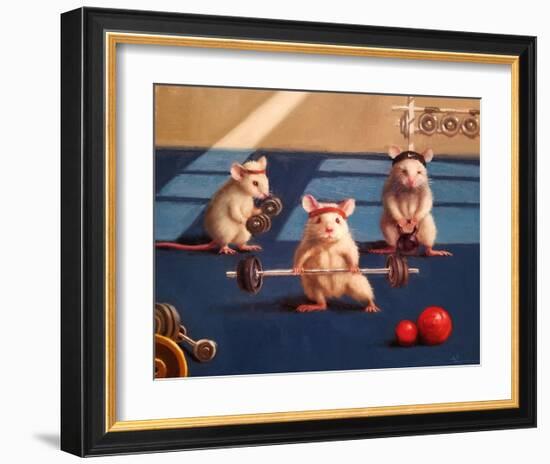 Gym Rats-Lucia Heffernan-Framed Art Print