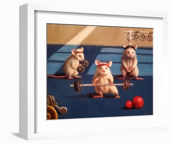 Gym Rats-Lucia Heffernan-Framed Art Print