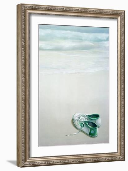 Gym Shoes on Beach-Lincoln Seligman-Framed Giclee Print