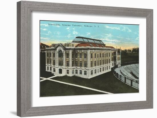 Gymnasium, Syracuse University, New York-null-Framed Art Print