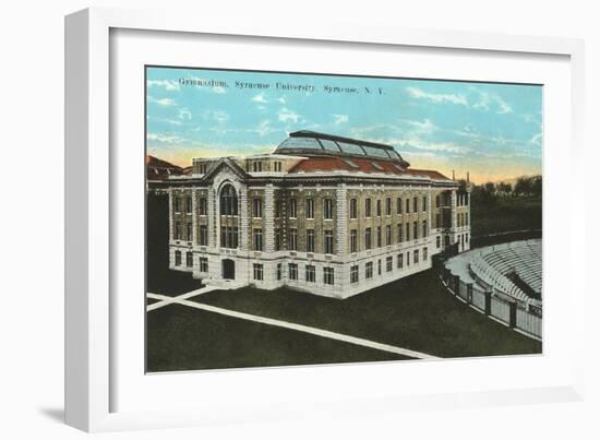 Gymnasium, Syracuse University, New York-null-Framed Art Print